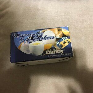Danby Vintage Microwave Egg Cookers In Original Box $5.00 ADD ON ITEM